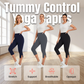 Elastische yoga-capri met buiksteun voor dames
