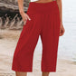 ☀️UITVERKOOP 2026: 49% KORTING🌿Lichtgewicht cropped broek met elastische tailleband voor dames
