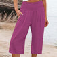 ☀️UITVERKOOP 2026: 49% KORTING🌿Lichtgewicht cropped broek met elastische tailleband voor dames