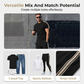 Casual T-shirt- en broekenset voor heren