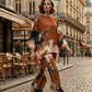 🥳HETE UITVERKOOP 2026🥳💞Meer dan 50K+ verkocht! Abstracte print, wijde broek en top set