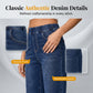 🥳ZOMER-UITVERKOOP🥳💞MEER DAN 50.000 VERKOCHT!💥54% KORTING! 🔥Damesjeans met wijde pijpen en korte lengte, zonder rits