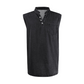 Mouwloos T-shirt in retrostijl met drie knopen