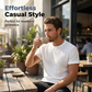 Men's Short Sleeve Crew-Neck Jacquard Shirt