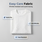 Men's Short Sleeve Crew-Neck Jacquard Shirt