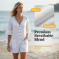 Zomerjumpsuit voor dames met V-hals en klokmouwen