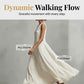 Chique asymmetrische mouwloze maxi-jurk
