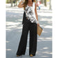 Zomerse bohemien-casual set van twee stukken voor dames