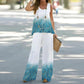 Zomerse bohemien-casual set van twee stukken voor dames