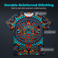 Vintage T-shirt met korte mouwen en tribale motieven voor heren