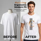 T-shirt voor heren met opvallende letterprint