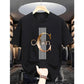 T-shirt voor heren met opvallende letterprint