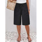 Casual capri-short met trekkoord voor dames