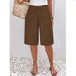 Casual capri-short met trekkoord voor dames