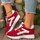 Retro sportschoenen met dikke zool en mesh voor dames