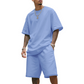 Heren Casual Tweedelig T-shirt en Shorts Set