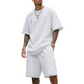 Heren Casual Tweedelig T-shirt en Shorts Set