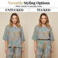 Luxurious Abstract Two-Piece Lounge Set
