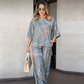 Luxurious Abstract Two-Piece Lounge Set