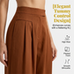 ⏰🔥TIJDELIJKE AANBIEDING: 50% KORTING! 👖 Damesculotte met hoge taille, plooien en wijde pijpen – Flatterend, comfortabel en stijlvol ✨