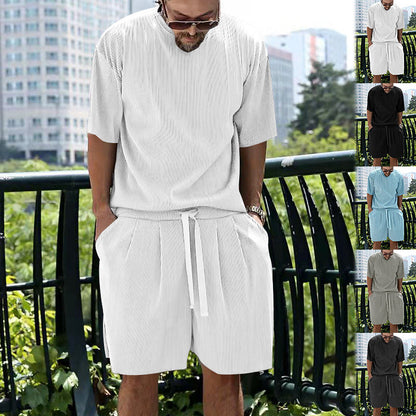 🔥Nieuw binnen & aanbiedingen – Stoere tweedelige casual set voor heren