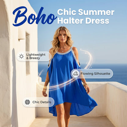Zomerjurk met blote schouders voor dames