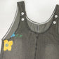 Casual denim jumpsuit met bloemenprint voor dames