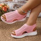 Dames ademende mesh sandalen met open teen