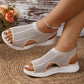 Dames ademende mesh sandalen met open teen