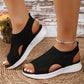Dames ademende mesh sandalen met open teen