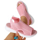 Dames ademende mesh sandalen met open teen