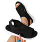 Dames ademende mesh sandalen met open teen