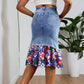 🎊OPRUIMINGSPRIJS👗 Unieke patchworkrok, onderhoudsvriendelijke stof