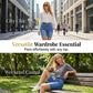 Dames-denimshort met hoge taille en stretch