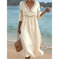 Elegant Casual V-Neck Summer Dress