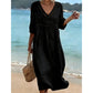 Elegant Casual V-Neck Summer Dress