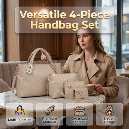 Veelzijdige 4-delige handtassenset voor dames