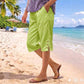 Zomerse 3/4-broek voor dames met knoopdetails