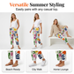 Casual cropped broek met bloemenprint voor dames