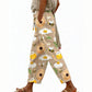 Casual cropped broek met bloemenprint voor dames