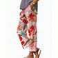 Casual cropped broek met bloemenprint voor dames