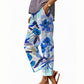 Casual cropped broek met bloemenprint voor dames