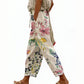 Casual cropped broek met bloemenprint voor dames