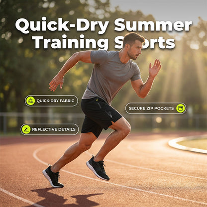 🩳 Zomer sneldrogende sportshorts voor heren