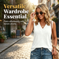 Casual mouwloze tanktop met V-hals voor dames