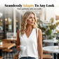 Casual mouwloze tanktop met V-hals voor dames