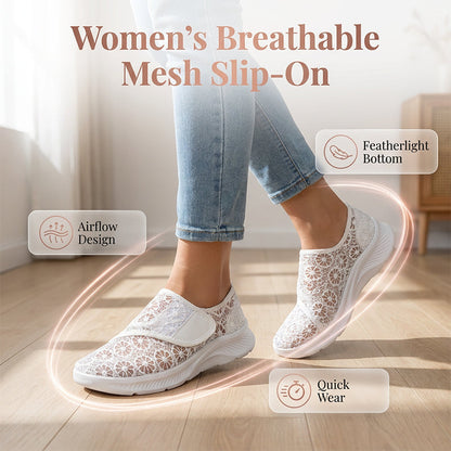 Ademende mesh-onderjurk voor dames