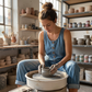 Mouwloze jumpsuit met wijde pijpen voor dames
