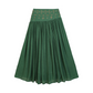 Lange A-lijnrok met hoge taille voor dames