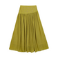Lange A-lijnrok met hoge taille voor dames